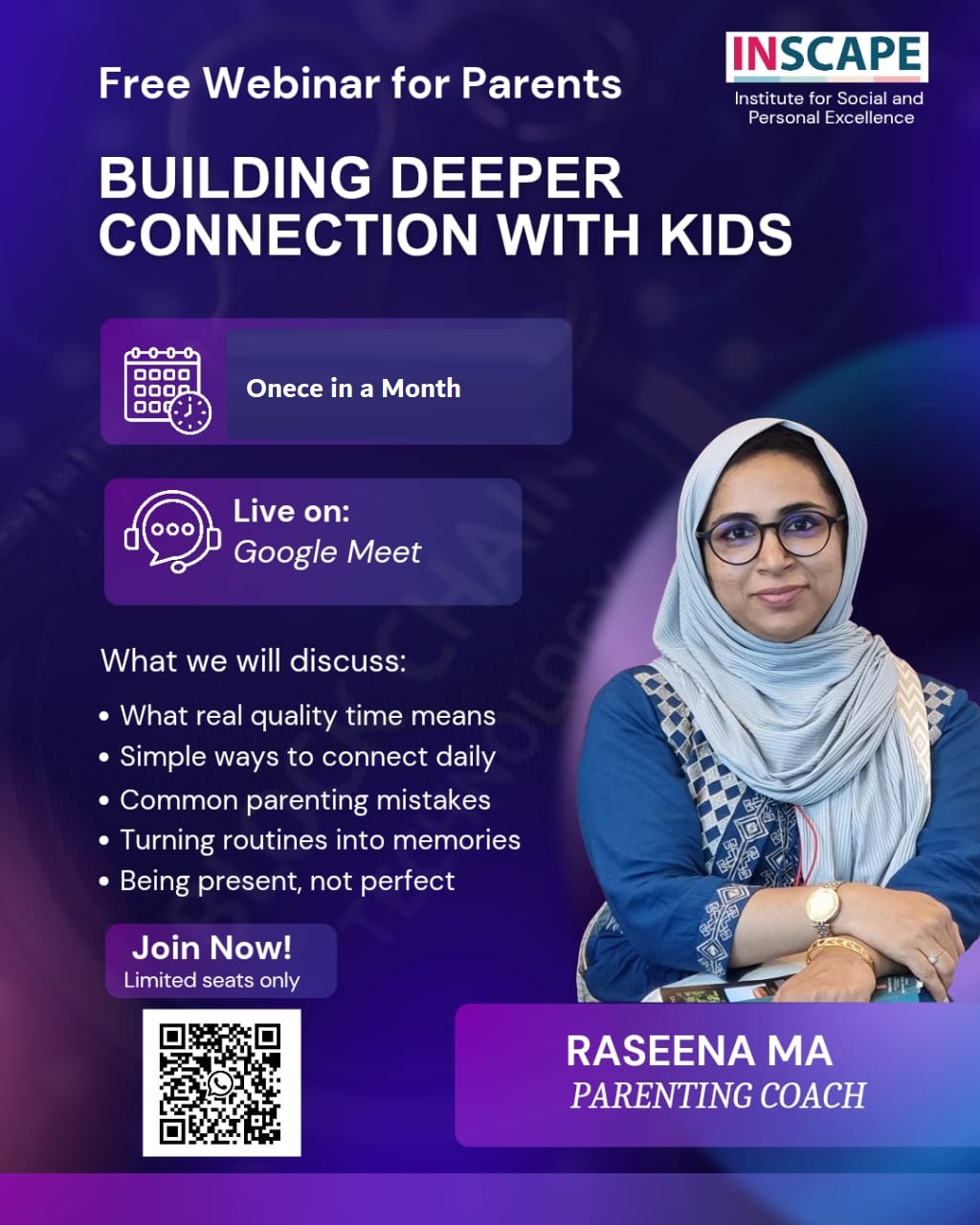 Building Deeper Connection with Kids - Free webinar for parents